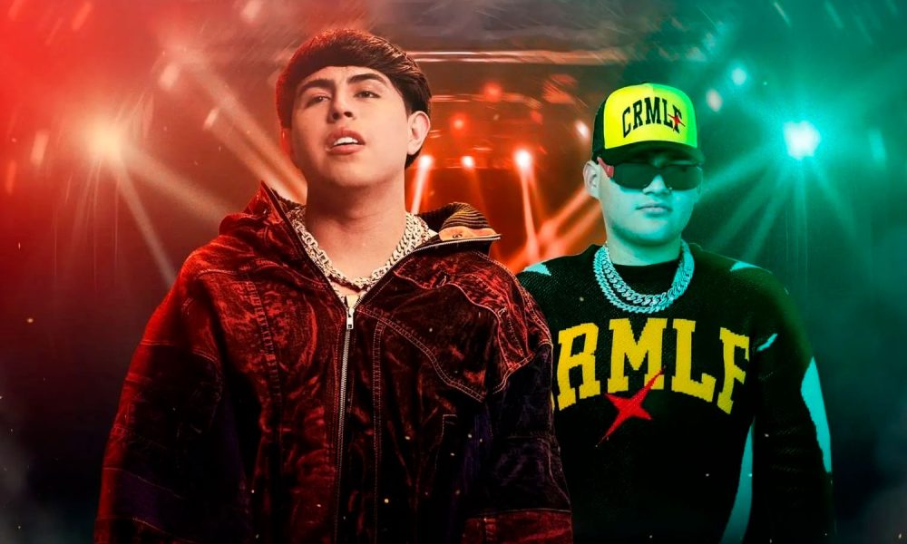Óscar Maydon y Víctor Mendivil en cartel de concierto